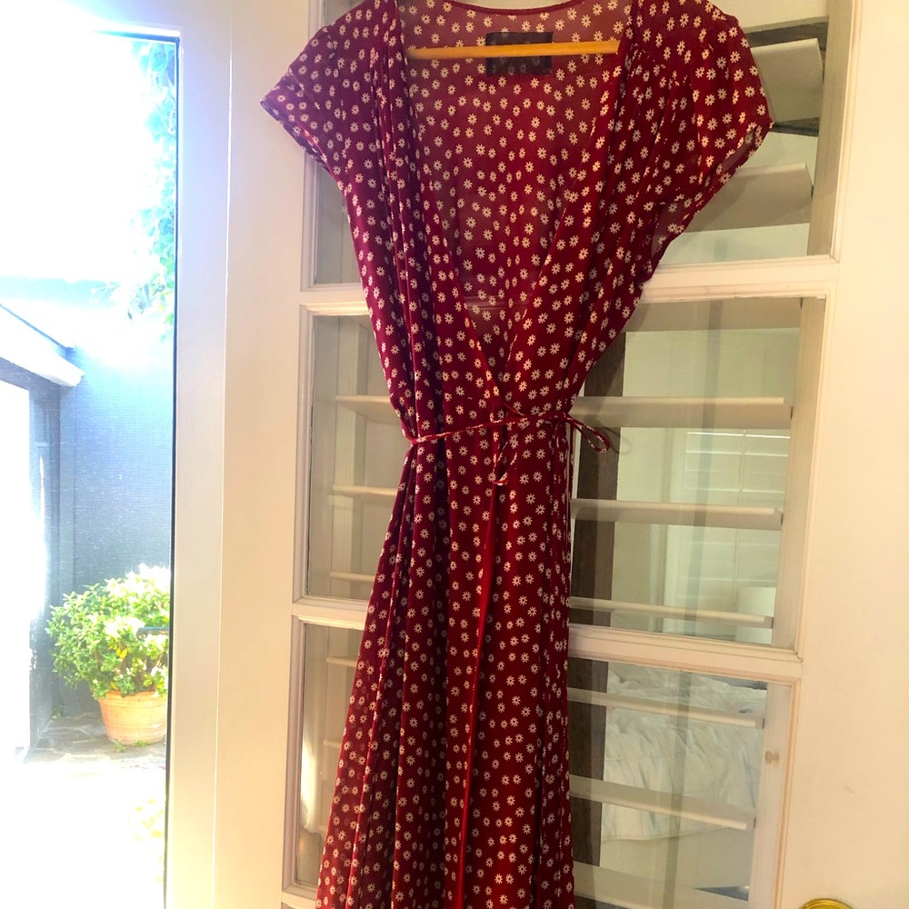 Reformation wrap dress